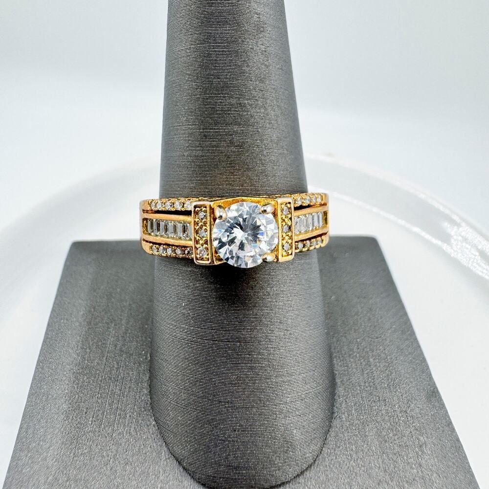 Vintage Formal Cocktail Ring Glamour Timeless Elegance Unique Retro Sparkle